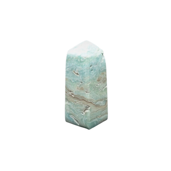 Caribbean Blue Calcite Tower - Heavenly Crystals Online