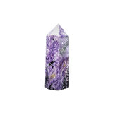 Charoite Generator Point (261g) – Rare Siberian Crystal for Transformation & Intuition - Heavenly Crystals Online