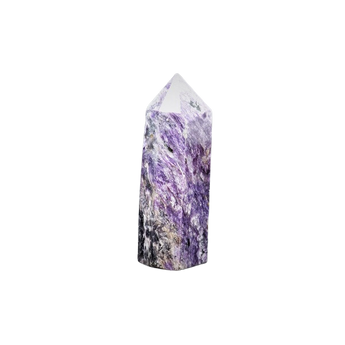 Charoite Generator Point (261g) – Rare Siberian Crystal for Transformation & Intuition - Heavenly Crystals Online