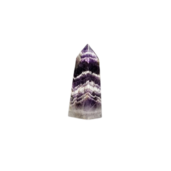 Chevron Amethyst Generator Point (91g) – Intuition, Protection & Spiritual Clarity - Heavenly Crystals Online