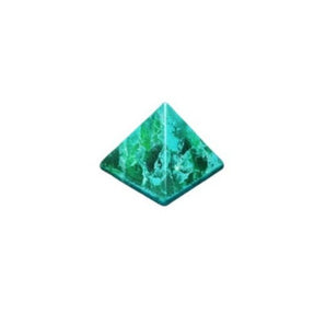 Chrysocolla Howlite Pyramid - 30mm