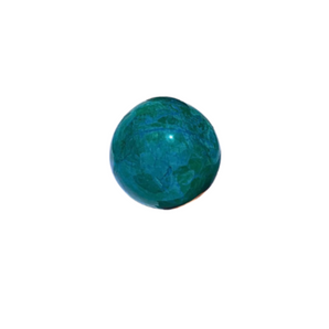 Chrysocolla Dyed Howlite Sphere (95g) - Calm, Communication & Emotional Balance - Heavenly Crystals Online
