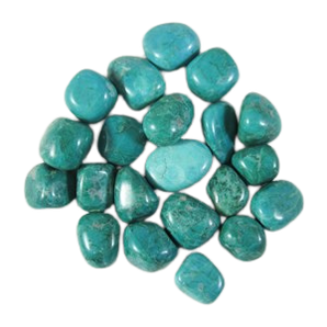 Chrysocolla Dyed Howlite Tumbled Stone - Soothing Energy, Insight & Emotional Harmony - Heavenly Crystals Online