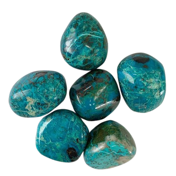 Chrysocolla Tumbled Stone – Communication, Peace & Divine Feminine Energy - Heavenly Crystals Online