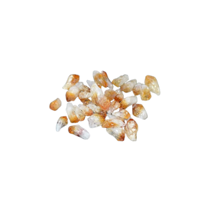 Citrine Gridding Point - Small (100g) in Organza Pouch – Abundance - Heavenly Crystals Online