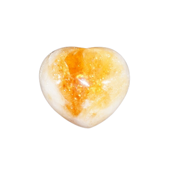 Citrine Heart (189g) – Abundance, Joy & High‑Vibration Positivity - Heavenly Crystals Online