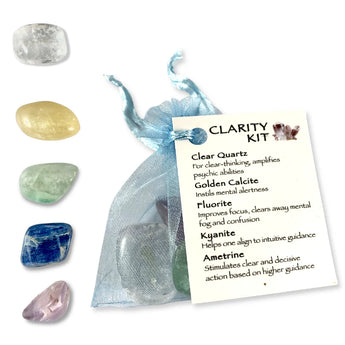 Clarity Crystal Kit – Mental Focus, Insight & Clear Energy Set - Heavenly Crystals Online