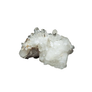 Clear Quartz Cluster with Golden Healer (663g) – High‑Vibration Crystal for Clarity, Healing & Energy Amplification - Heavenly Crystals Online