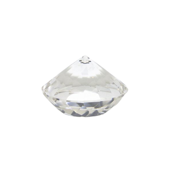 Clear Quartz Faceted Diamond Cut (44g) – Natural Crystal for Clarity & Amplification - Heavenly Crystals Online