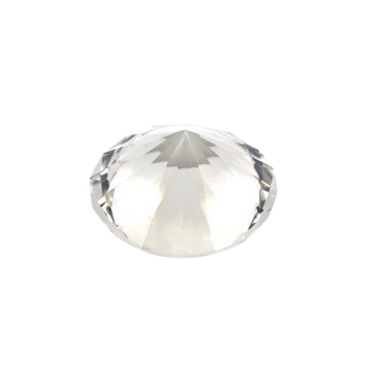 Clear Quartz Faceted Diamond Cut (44g) – Natural Crystal for Clarity & Amplification - Heavenly Crystals Online