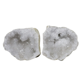 Clear Quartz Geode Cave Pair - Heavenly Crystals Online