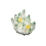 Clear Quartz Green Phantom Cluster (880g) - Growth, Clarity & High‑Vibration Healing Energy - Heavenly Crystals Online