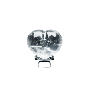 Clear Quartz Heart (82g) - Clarity, Healing & Amplifying Energy - Heavenly Crystals Online