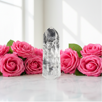 Clear Quartz Master Channeling Point (468g) – Higher Guidance, Clarity & Intuitive Wisdom - Heavenly Crystals Online