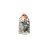 Clear Quartz Master Channeling Point with Red Hematite (623g) – Higher Guidance, Grounded Strength & Intuitive Activation - Heavenly Crystals Online