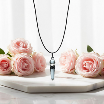 Clear Quartz Pendulum Pendant – Clarity, Healing & Energy Amplification - Heavenly Crystals Online