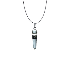 Clear Quartz Pendulum Pendant – Clarity, Healing & Energy Amplification - Heavenly Crystals Online