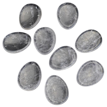 Clear Quartz Thumb Worry Stone – Clarity, Healing & Energy Amplification - Hevenly Crystals Online
