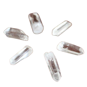 Clear Quartz Gridding Point - Thick - 100 grams in an organza pouch