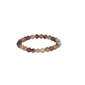 Copper Rutilated Quartz Bracelet - 6mm