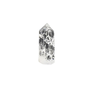 Clear Quartz Fire and Ice Generator Point - 60 grams