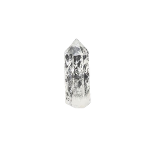 Clear Quartz Fire and Ice Generator Point - 60 grams