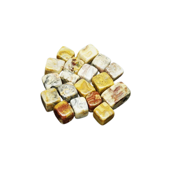 Crazy Lace Agate Square Tumbled Stone – Joy, Balance & Uplifting Energy - Heavenly Crystals Online