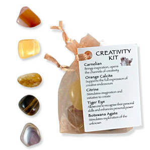 Creativity Crystal Kit – Boost Inspiration, Motivation & Creative Confidence - Heavenly Crystals Online