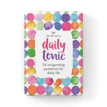 Daily Tonic Affirmation Cards + Stand | Daily Positive Quotes, Motivation & Mindfulness - Heavenly Crystals Online