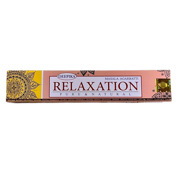 Deepika Relaxation Incense Sticks – Calm Aroma for Peace, Serenity & Mindful Rituals - Heavenly Crystals Online