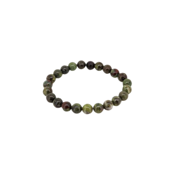 Dragon Blood Jasper Bracelet (8mm) Courage, Vitality & Grounded Strength - Heavenly Crystals Online