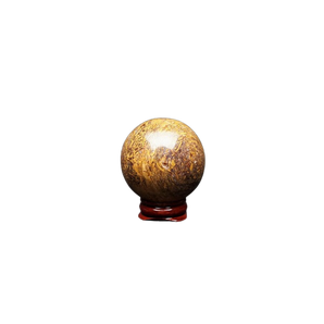 Elephant Skin Jasper Sphere with wooden stand - 185 grams