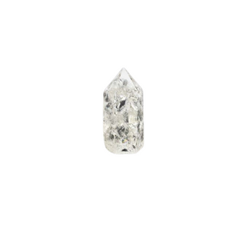Fire & Ice Quartz Generator Point (69g) – Clarity & Amplification - Heavenly Crystals Online