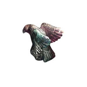 Fluorite Eagle Crystal (260g) – Protection, Clarity & Spiritual Vision - Heavenly Crystals Online