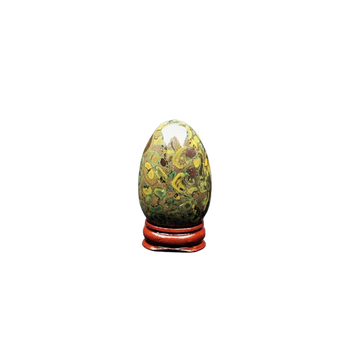 Fruit Jasper Egg (90g) The Orchard Stone of Joy, Vitality & Creative Flow - Heavenly Crystals Online