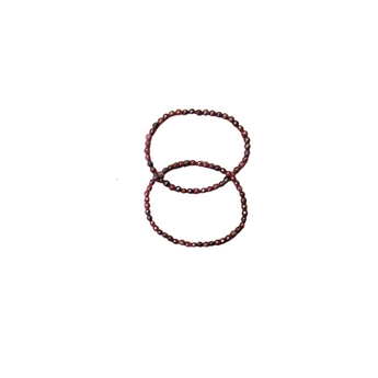 Garnet Faceted Bracelet (4mm) Passion, Strength & Vitality Crystal Energy - Heavenly Crystals Online