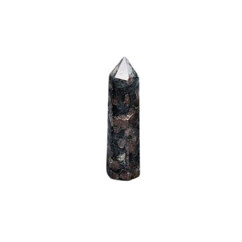 Garnet Generator Point (169g) – Deep Red Crystal Tower for Grounding & Vitality - Heavenly Crystals Online