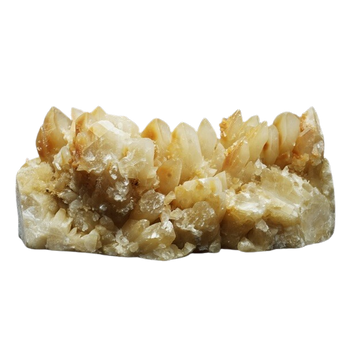 Golden Calcite Cluster (578g) – Confidence, Mental Clarity & Uplifting Energy - Heavenly Crystals Online