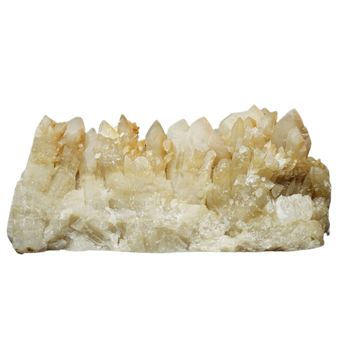 Golden Calcite Cluster (578g) – Confidence, Mental Clarity & Uplifting Energy - Heavenly Crystals Online