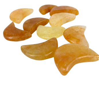 Golden Healer Quartz Moon – Radiant Healing Crystal for Vitality & Renewal - Heavenly Crystals Online
