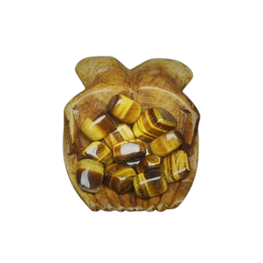Golden Brown Tiger's Eye Tumbled Stone - Medium