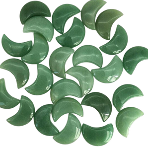 Green Aventurine Moons - Heavenly Crystals Online