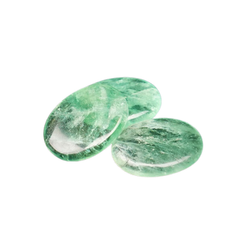 Green Fluorite Worry Stone – Heart Healing, Clarity & Emotional Balance - Heavenly Crystals Online