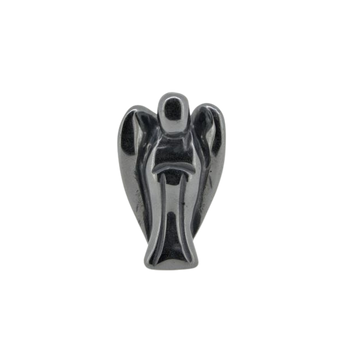 Hematite Angel (50g) – Hand‑Carved Protection Guardian for Grounding, Strength & Energy Shielding - Heavenly Crystals Online