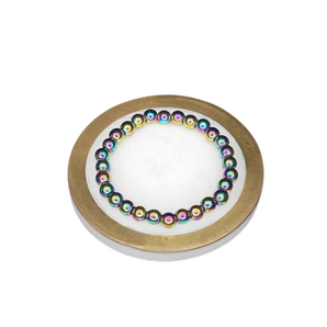 Hematite Aura Rainbow Bracelet