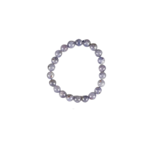 Iolite Bracelet (5mm) Intuition, Insight & Spiritual Clarity - Heavenly Crystals Online
