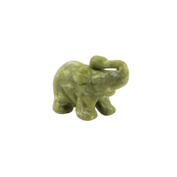 Jade Elephant (52g) – Prosperity, Harmony & Heart‑Healing Energy - Heavenly Crystals Online