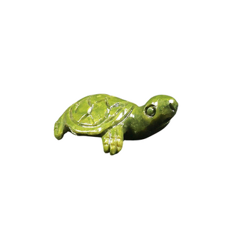 Jade Turtle (88g) Prosperity, Protection & Good Luck Crystal Figurine - Heavenly Crystals Online 