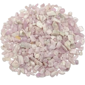 Pink Kunzite Chips - 100 grams in pouch