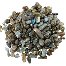 Labradorite Chips (100g) Pouch for Intuition, Magic & Third Eye Activation - Heavenly Crystals Online